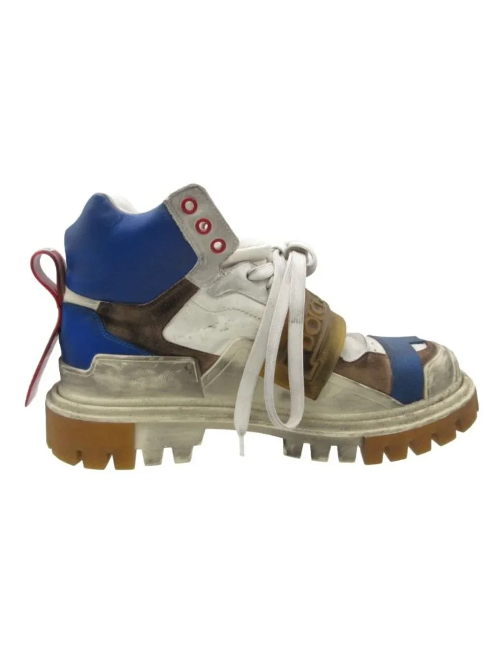 Dolce & Gabbana Sneakers Tracking Shoes Hiking Boots White 7